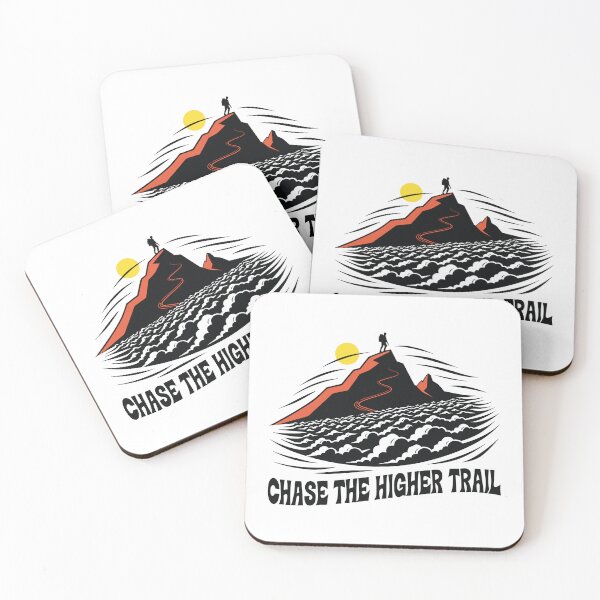 Item preview, Chase the Higher Trail Vintage Hiking Mountain Adventure T-Shirt designed and sold by Design-Pro-21.