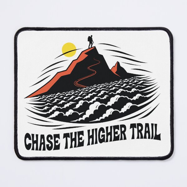 Item preview, Chase the Higher Trail Vintage Hiking Mountain Adventure T-Shirt designed and sold by Design-Pro-21.