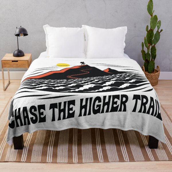 Item preview, Chase the Higher Trail Vintage Hiking Mountain Adventure T-Shirt designed and sold by Design-Pro-21.