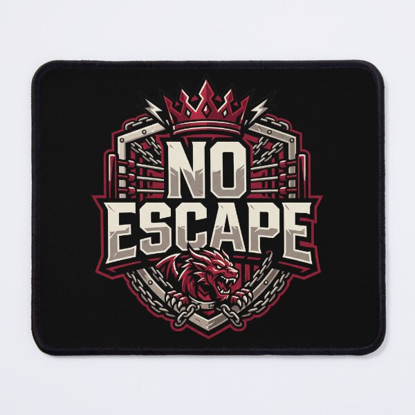 Item preview, No Escape Professional Wrestling Combat Match Graphic designed and sold by Dogy Corgi.