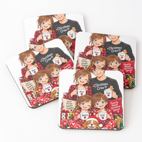 Item preview, Kenzie Christmas Crew Family Cartoon Design designed and sold by Kenzie & Co.