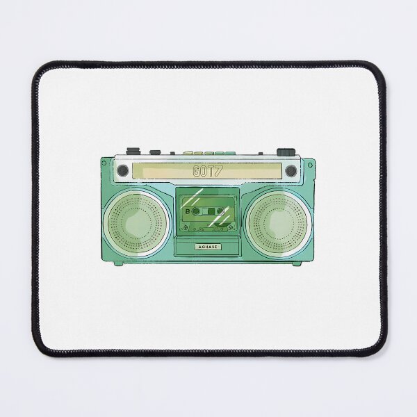 Item preview, Got7 K-Pop Aghase Vintage Radio Cassette designed and sold by helaina-madson.