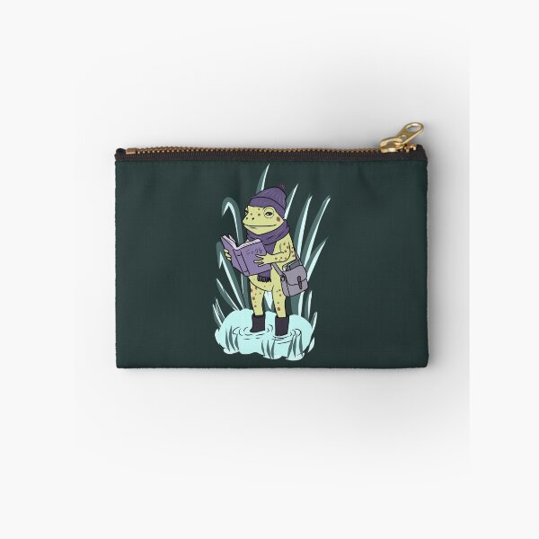 Item preview, Frog Reading Book Cute Cottagecore Dark Academia Toad designed and sold by LeshanArt.
