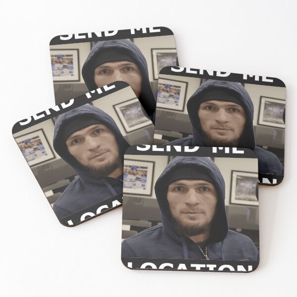 Item preview, Khabib Nurmagomedov Ufc Send Me Location designed and sold by Vtnart.