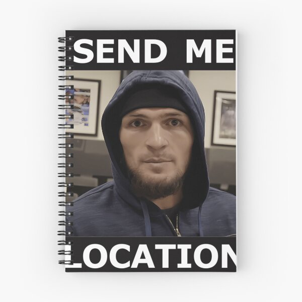 Item preview, Khabib Nurmagomedov Ufc Send Me Location designed and sold by Vtnart.