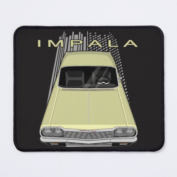 Item preview, Yellow Chevrolet Impala SS Classic Muscle Car Illustration designed and sold by MidasMitty.