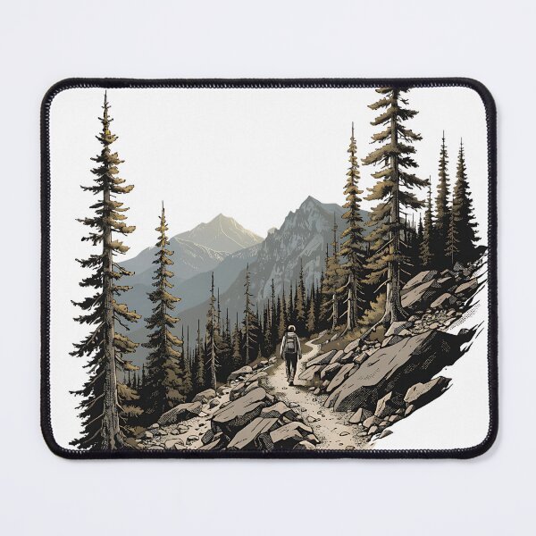 Item preview, Vintage Alpine Hiker designed and sold by Neural-canvas.