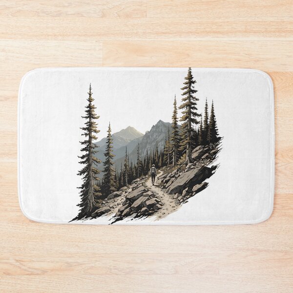 Item preview, Vintage Alpine Hiker designed and sold by Neural-canvas.