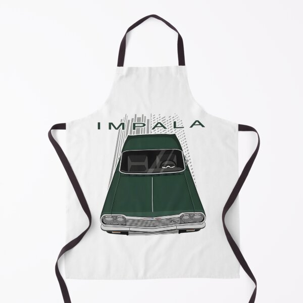 Item preview, Classic Chevrolet Impala SS in Bahama Green Vintage Car Illustration designed and sold by MidasMitty.