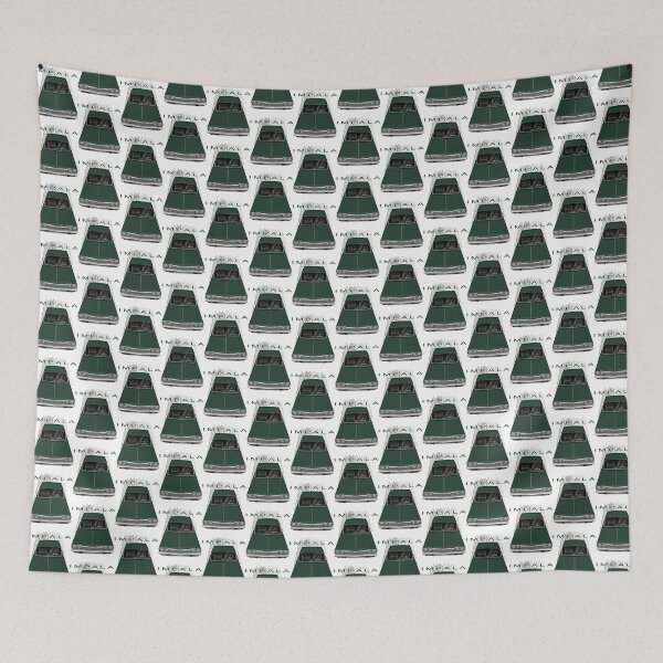 Item preview, Classic Chevrolet Impala SS in Bahama Green Vintage Car Illustration designed and sold by MidasMitty.