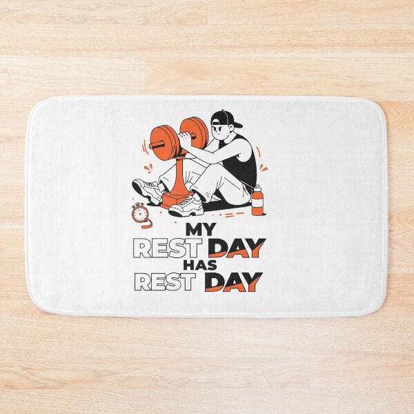 Item preview, My Rest Day Has Rest Day Funny Gym Fitness Workout T-Shirt designed and sold by Design-Pro-21.