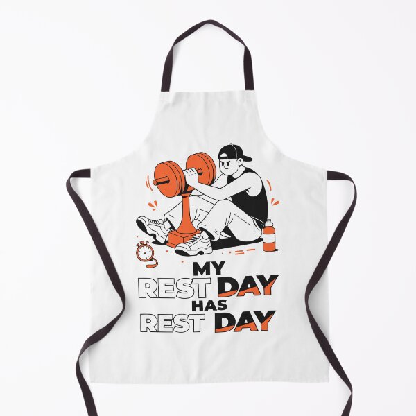 Item preview, My Rest Day Has Rest Day Funny Gym Fitness Workout T-Shirt designed and sold by Design-Pro-21.