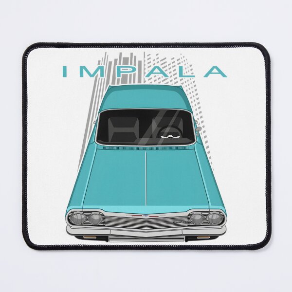 Item preview, Classic Chevrolet Impala SS in Azure Aqua Vintage Car Design designed and sold by MidasMitty.