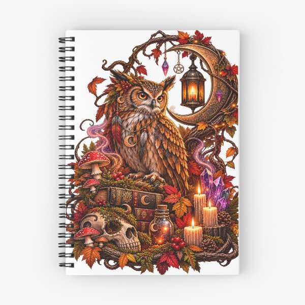 Artikelvorschau, Mystic Owl – Moon Magic & Autumn Witchcore entworfen und verkauft von LosthopeCreations.