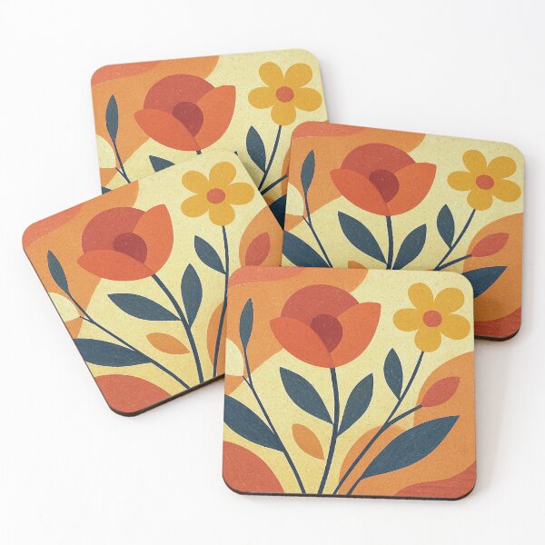 Item preview, Floral illustration – Abstract Flowers in Bloom designed and sold by GalleryKauffeld.