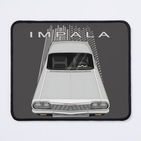 Item preview, Classic White Chevrolet Impala SS Vintage Car Illustration designed and sold by MidasMitty.