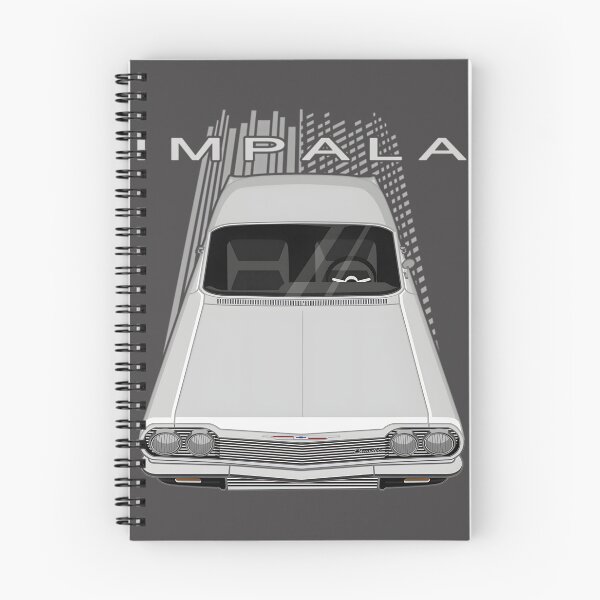 Item preview, Classic White Chevrolet Impala SS Vintage Car Illustration designed and sold by MidasMitty.