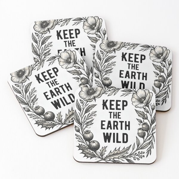 Item preview, Keep the Earth Wild designed and sold by FilaliStudio.