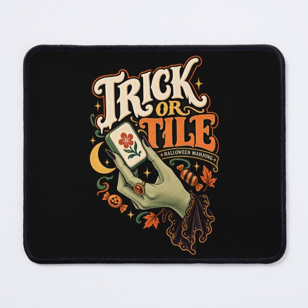 Item preview, Mahjong Trick or Tile designed and sold by NF Designs Studio DTF.