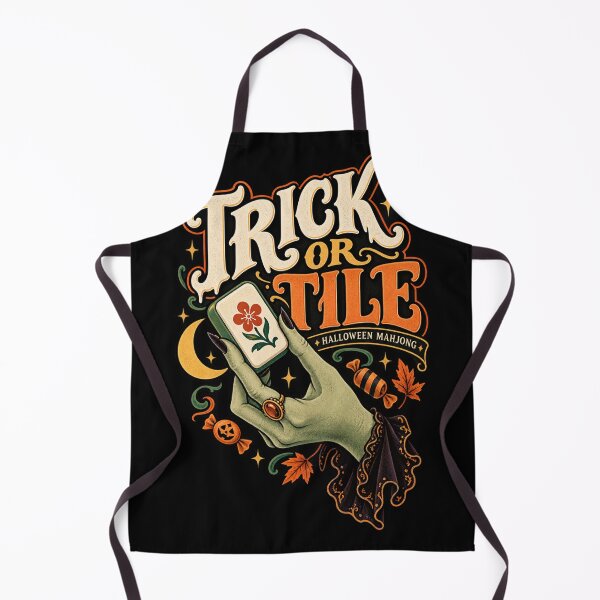 Item preview, Mahjong Trick or Tile designed and sold by NF Designs Studio DTF.