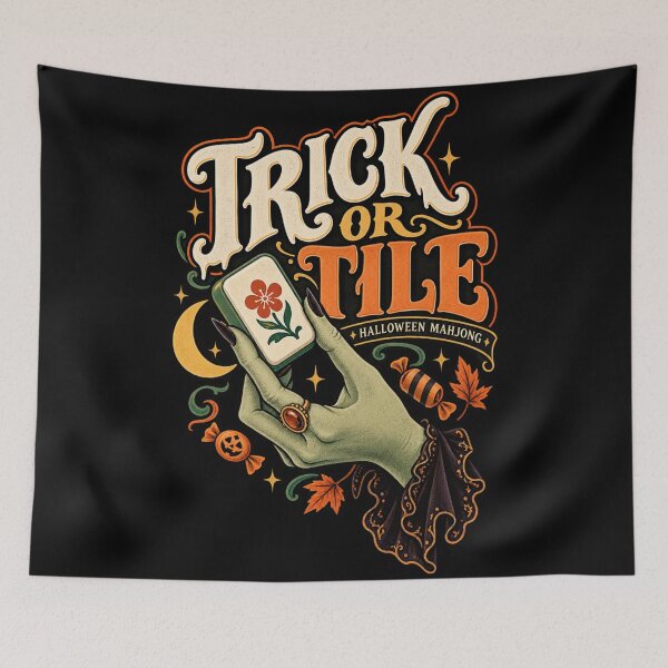Artikelvorschau, Mahjong Trick or Tile entworfen und verkauft von NF Designs Studio DTF.