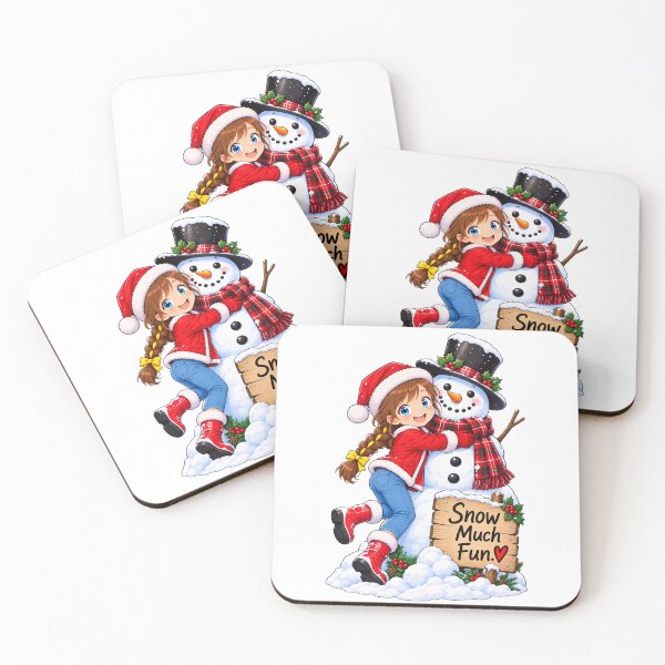 Item preview, Kenzie Snow Much Fun Snowman Cartoon Design designed and sold by Kenzie & Co.