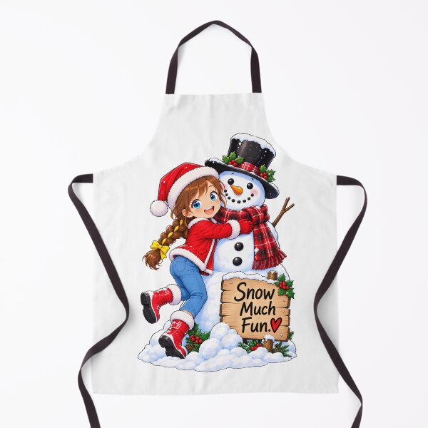 Item preview, Kenzie Snow Much Fun Snowman Cartoon Design designed and sold by Kenzie & Co.
