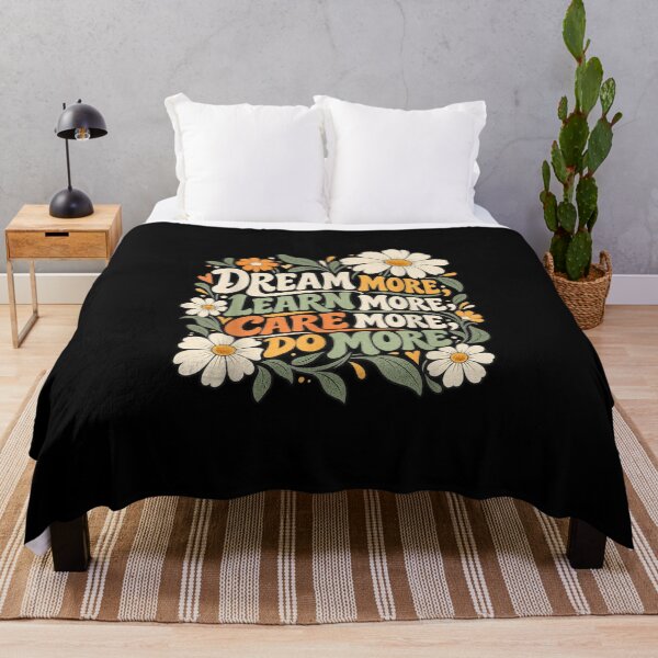 Item preview, Dream More Learn More Care More Do More Floral Boho  designed and sold by StanaLuis.
