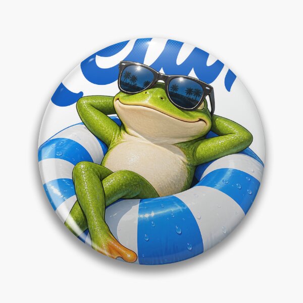 Item preview, Frog Relaxing designed and sold by Kimos Creative Store.