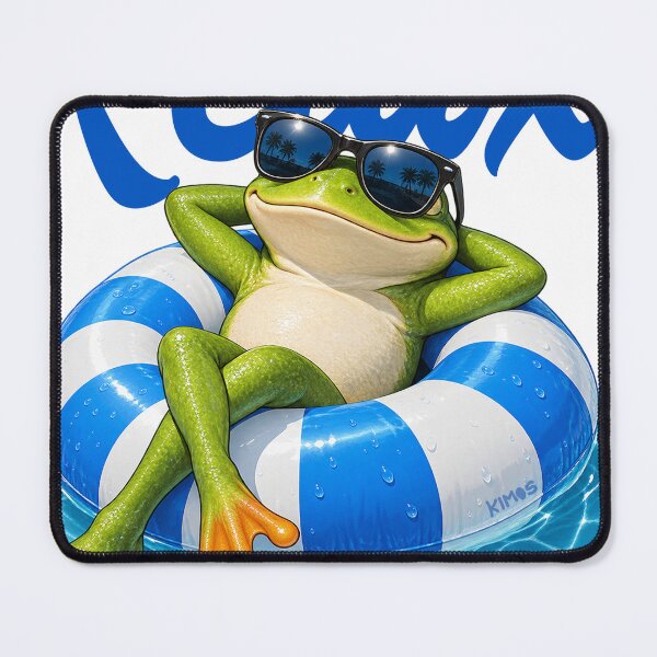 Item preview, Frog Relaxing designed and sold by Kimos Creative Store.