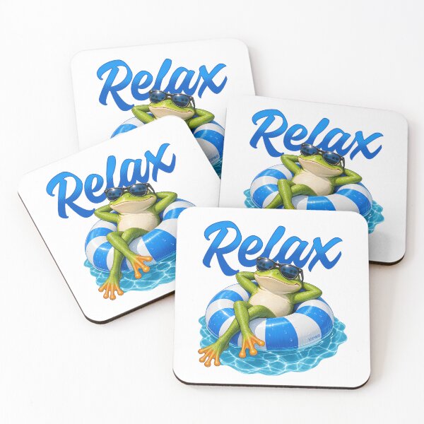 Item preview, Frog Relaxing designed and sold by Kimos Creative Store.