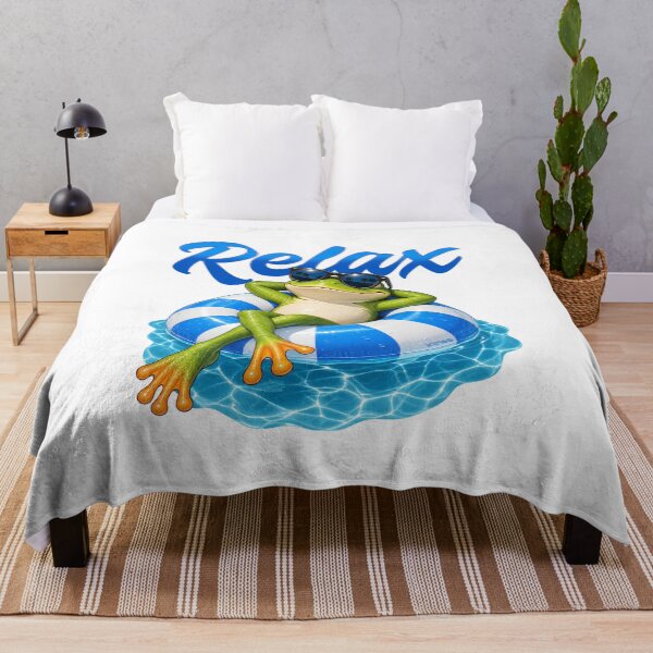 Item preview, Frog Relaxing designed and sold by Kimos Creative Store.