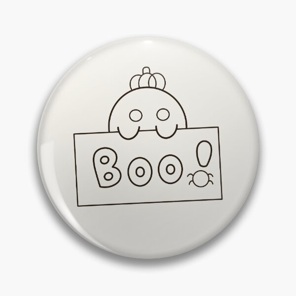 Item preview, Cute Hand Drawn Ghost Boo Cartoon designed and sold by Porpor Artwork.