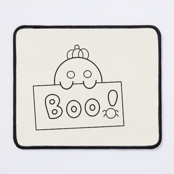 Item preview, Cute Hand Drawn Ghost Boo Cartoon designed and sold by Porpor Artwork.