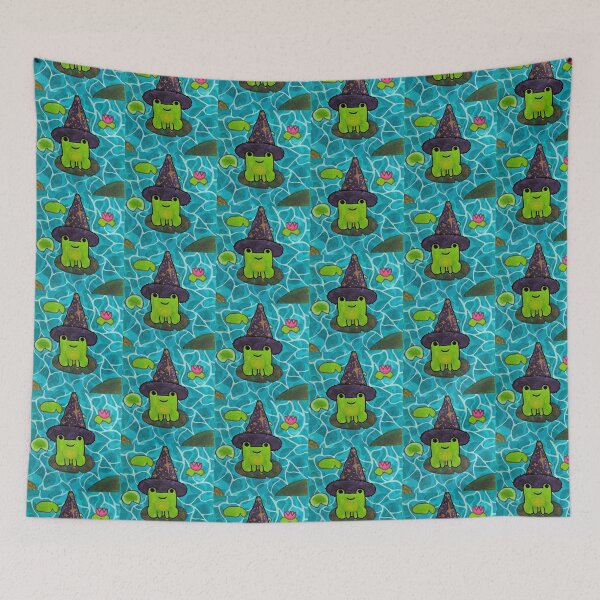 Item preview, Magical wizard frog designed and sold by ArtemisArtsy.
