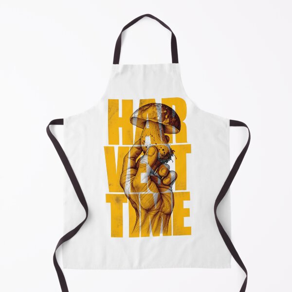 Item preview, Harvest Time, Porcini Mushroom Typography Illustration designed and sold by wildlifethings.