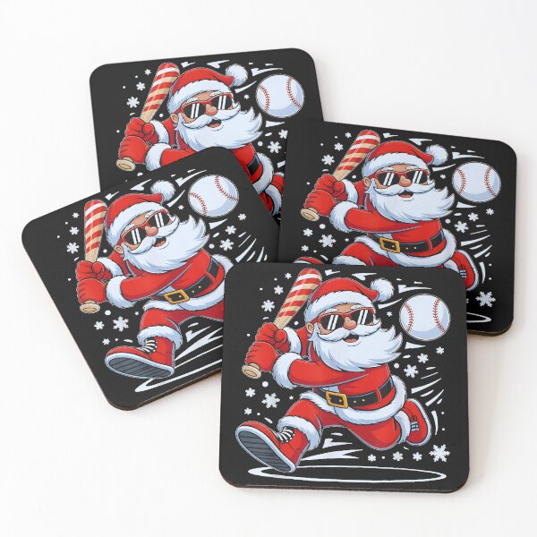 Item preview, Funny Baseball Santa Christmas Xmas designed and sold by Chaya Reid.
