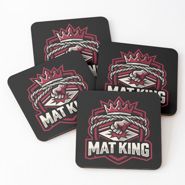 Item preview, Mat King Professional Wrestling Canvas Ruler Emblem designed and sold by Dogy Corgi.