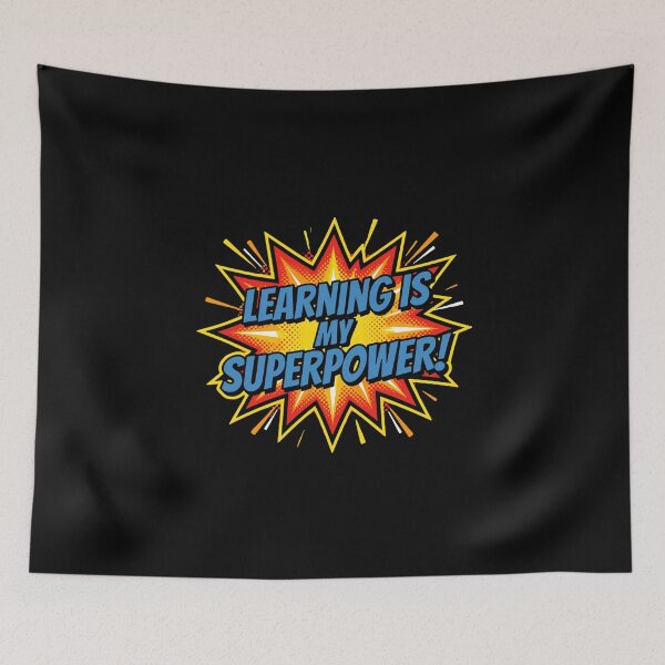 Item preview, Learning Is My Superpower Student Teacher Education Knowledge designed and sold by PopStars1993.