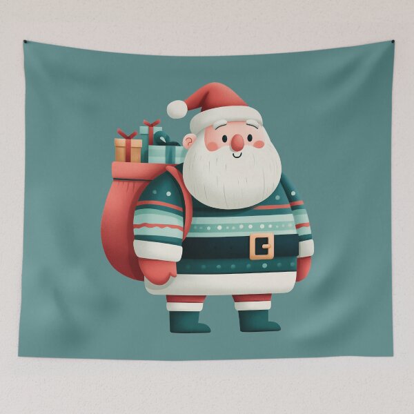 Item preview, Cute 3D Minimalist Santa Claus with Gifts designed and sold by colorful-white.