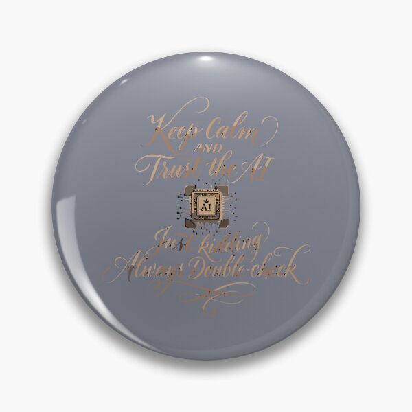 Item preview, Keep Calm And Trust The AI Just Kidding Always Double-Check AI Developer Programmer Tech Professional designed and sold by SofiBlair.