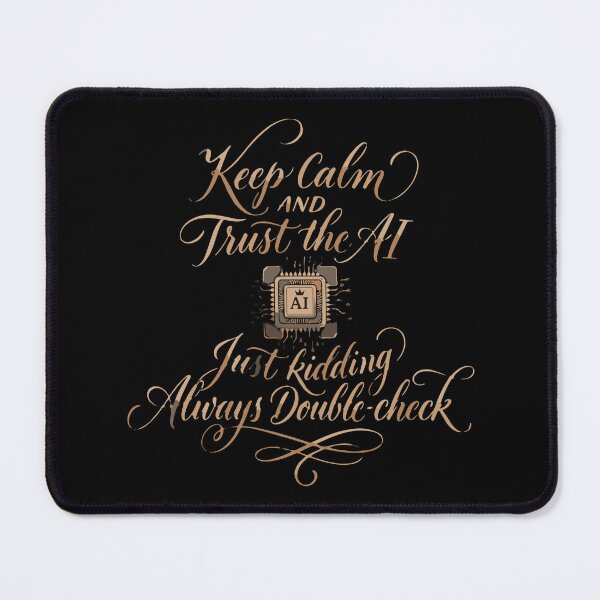Item preview, Keep Calm And Trust The AI Just Kidding Always Double-Check AI Developer Programmer Tech Professional designed and sold by SofiBlair.