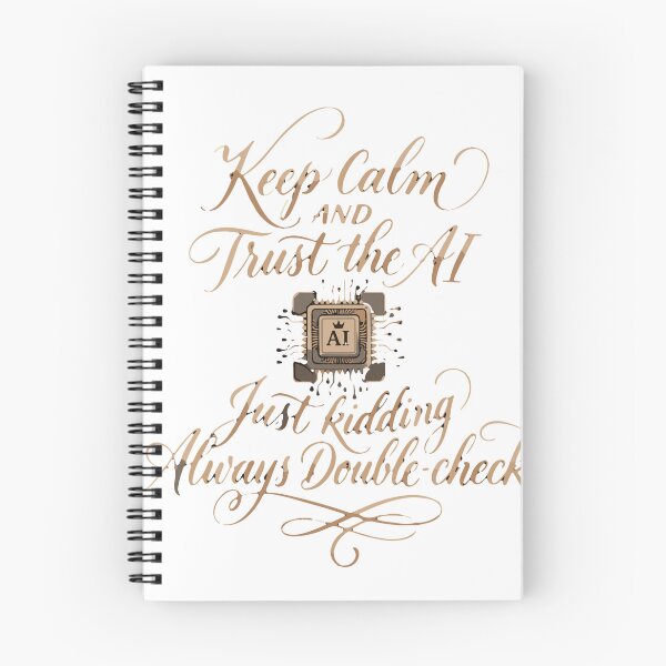Item preview, Keep Calm And Trust The AI Just Kidding Always Double-Check AI Developer Programmer Tech Professional designed and sold by SofiBlair.