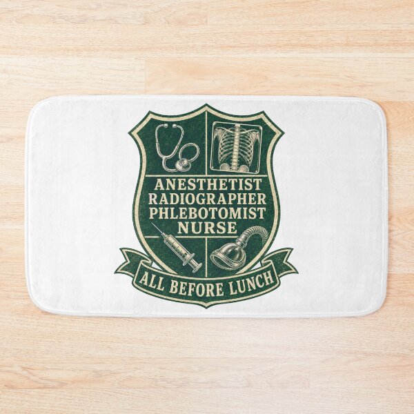 Item preview, Anesthetist Radiographer Nurse All Before Lunch designed and sold by BoosterShop.