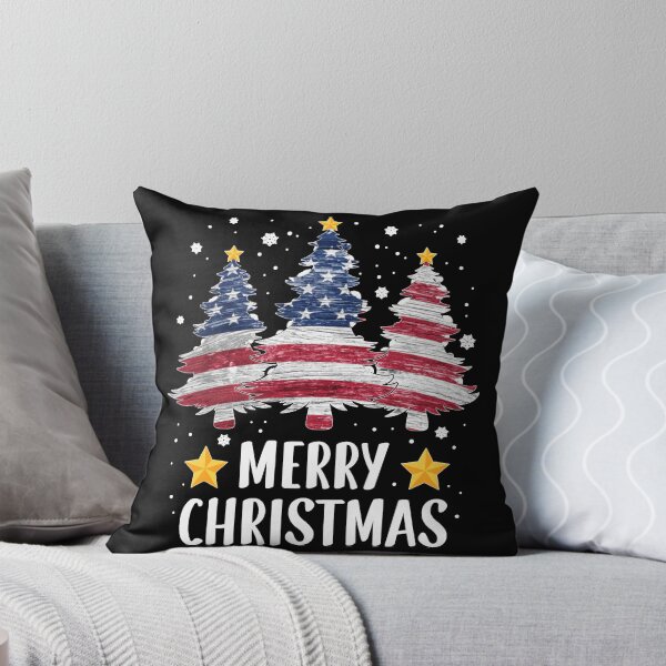 Item preview, Merry Christmas Tree American Flag Funny US Flag Xmas designed and sold by Chaya Reid.