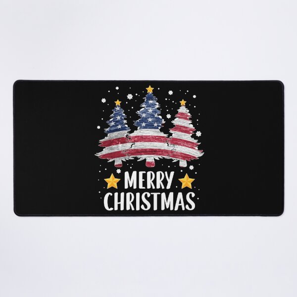 Item preview, Merry Christmas Tree American Flag Funny US Flag Xmas designed and sold by Chaya Reid.
