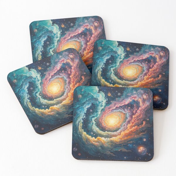 Item preview, Colorful Cosmic Supernova with Musical Notes – Galaxy Space Music Abstract Art designed and sold by fbtrisha.