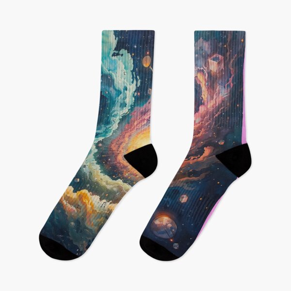 Item preview, Colorful Cosmic Supernova with Musical Notes – Galaxy Space Music Abstract Art designed and sold by fbtrisha.