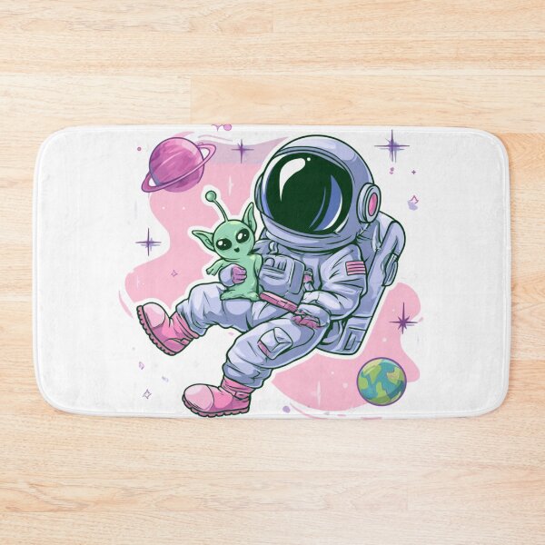 Item preview, Cute Astronaut Alien Friend Space Adventure designed and sold by NicolasGlowArt.