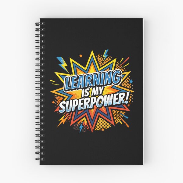 Item preview, Learning Is My Superpower Education Student Teacher Academic Motivation designed and sold by PopStars1993.